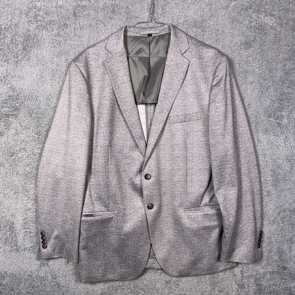 Jos A Bank Unstructured Blazer Mens 46R Traveler Sport Coat Slim Fit Viscose
